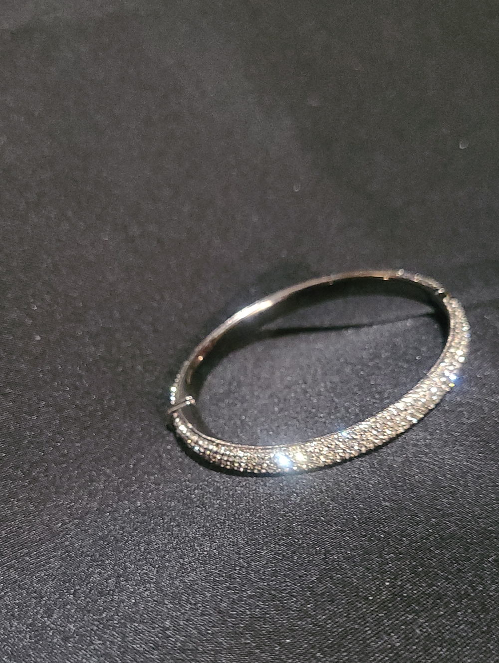 Nadri Hematite Finish Pavé Bracelet